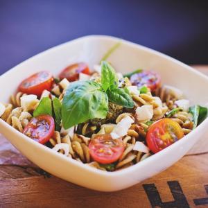 Pastasalade met tonijn en sperziebonen